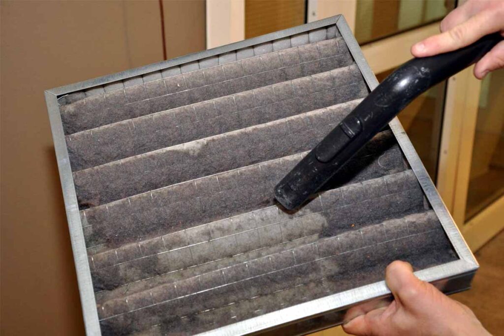 Warning signs of possible mold in air ducts.