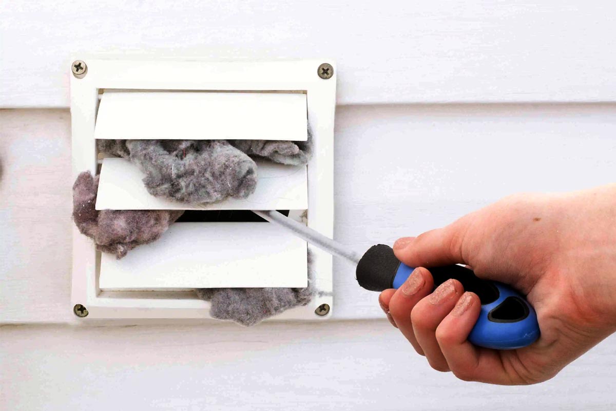 Warning signs of a clogged dryer vent.